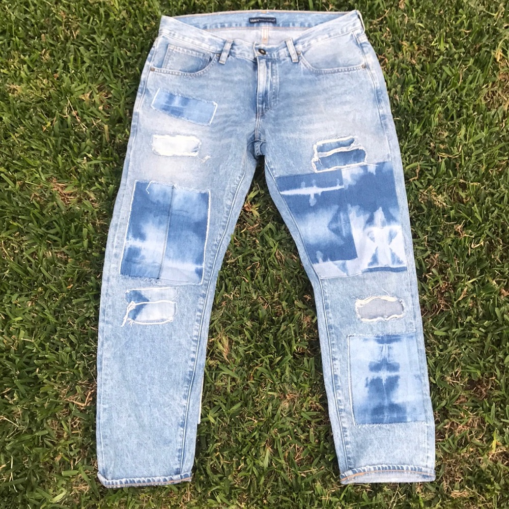 Levi’s Made & Crafted tie dye patchwork denim